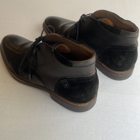 ALDO Black Suede and Leather LaceUp Boots - Picture 5 of 9